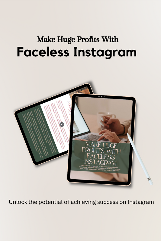 Make Huge Profits With Faceless Instagram